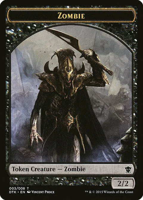 Zombie Token (Black 2/2)