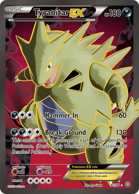 Tyranitar EX [Hammer In | Break Ground]
