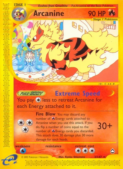 Arcanine [Extreme Speed | Fire Blow]