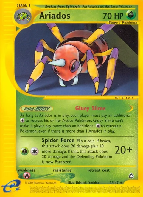 Ariados [Gluey Slime | Spider Force]