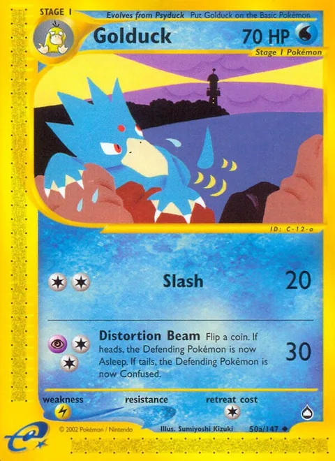 Golduck [Slash | Distortion Beam]