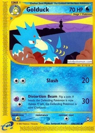 Golduck [Slash | Distortion Beam]