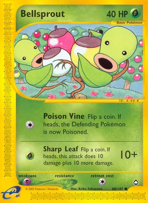 Bellsprout [Poison Vine | Sharp Leaf]