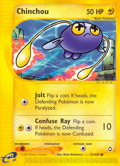Chinchou [Jolt | Confuse Ray]