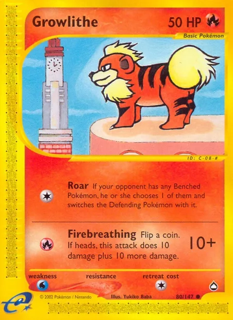Growlithe [Roar | Firebreathing]