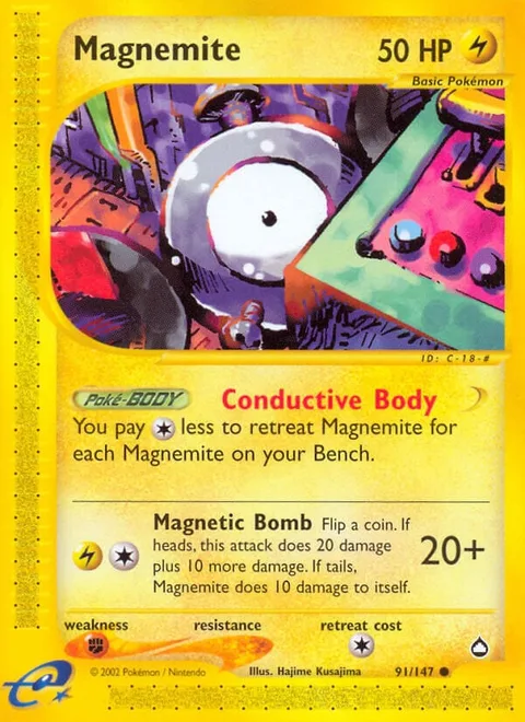 Magnemite [Conductive Body | Magnetic Bomb]