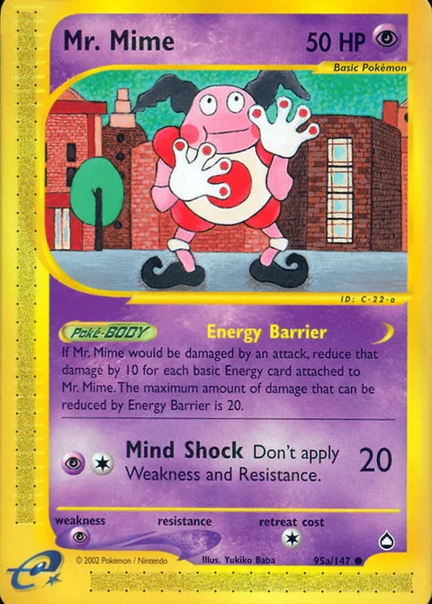Mr. Mime [Energy Barrier | Mind Shock]