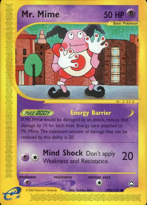 Mr. Mime [Energy Barrier | Mind Shock]