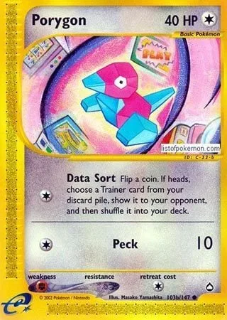 Porygon [Data Sort | Peck]