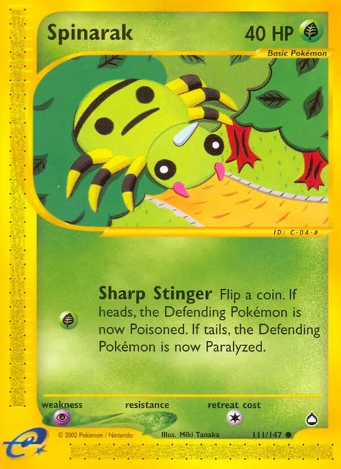Spinarak [Sharp Stinger]