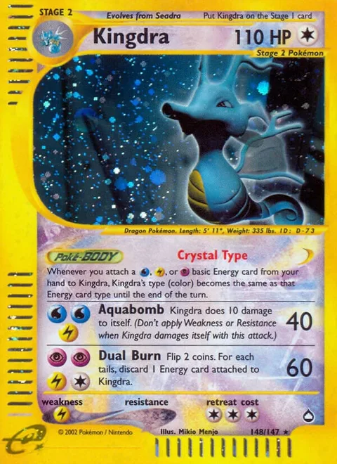 Kingdra [Crystal Type | Aquabomb | Dual Burn]
