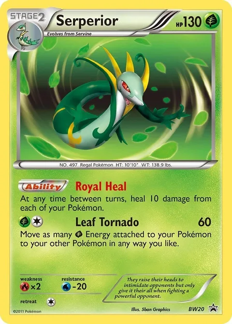 Serperior [Vine Whip | Leaf Storm]
