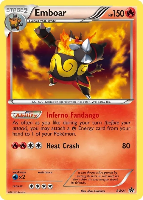 Emboar [Heat Crash | Flare Blitz]