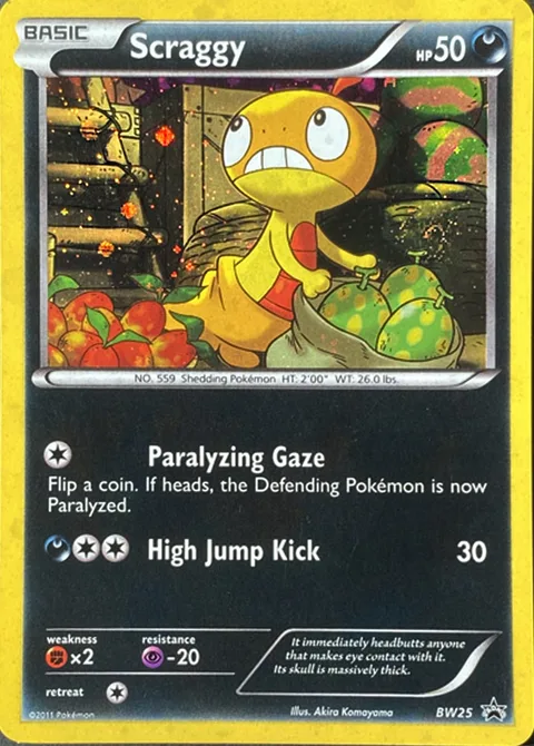 Scraggy [Paralyzing Gaze | High Jump Kick]