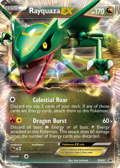 Rayquaza EX [Celestial Roar | Dragon Burst]