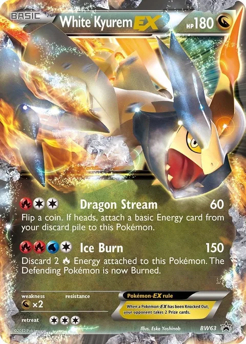 White Kyurem EX [Dragon Stream | Ice Burn]