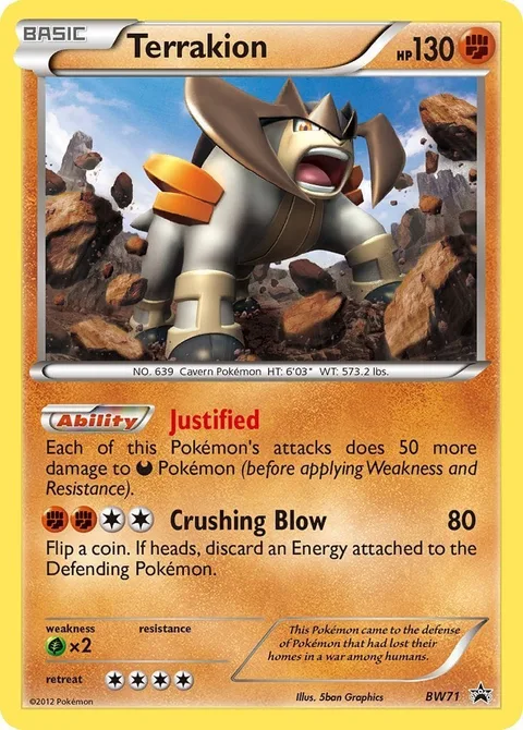 Terrakion [Justified | Crushing Blow]