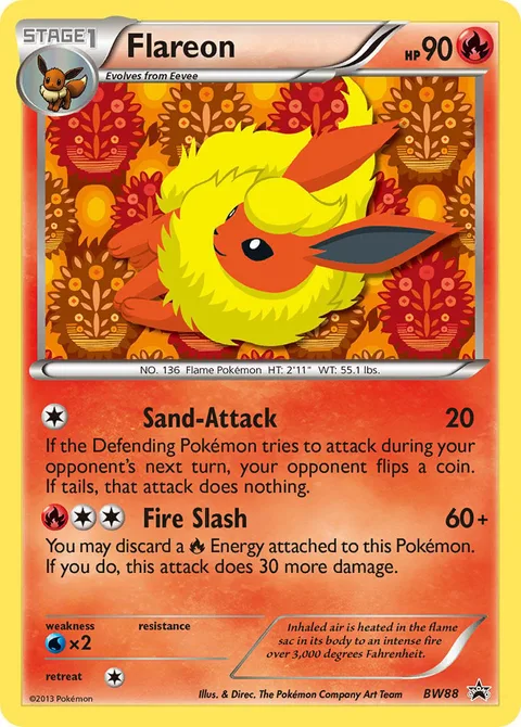Flareon [Sand-Attack | Fire Slash]