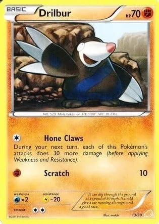Drilbur [Hone Claws | Scratch]