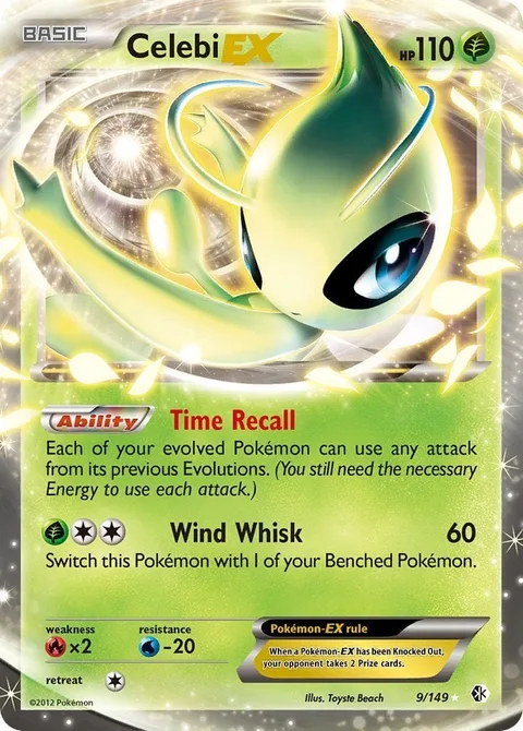 Celebi EX [Time Recall | Wind Whisk]