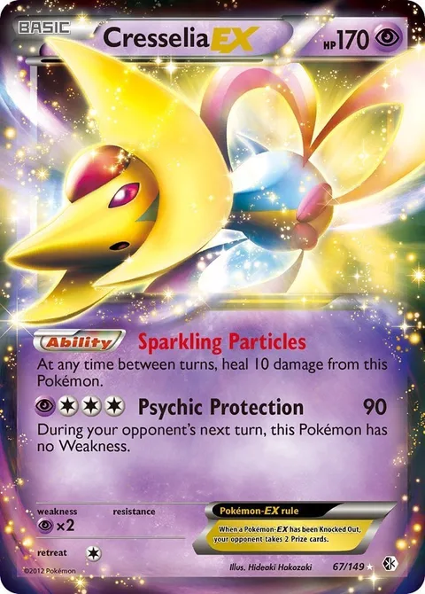 Cresselia EX [Sparkling Particles | Psychic Protection]