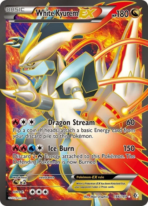 White Kyurem EX [Dragon Stream | Ice Burn]