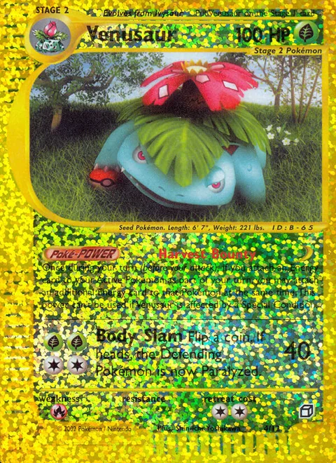 Venusaur [Harvest Bounty | Body Slam]
