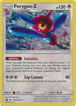 Porygon-Z [Initialize | Zap Cannon]