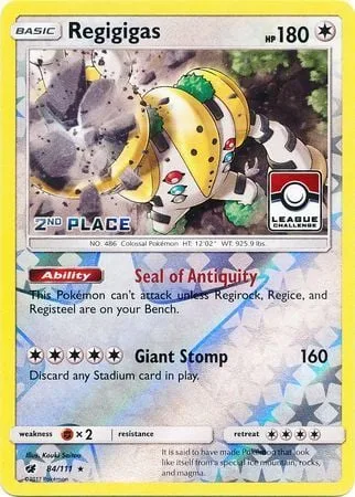 Regigigas [Seal of Antiquity | Giant Stomp]