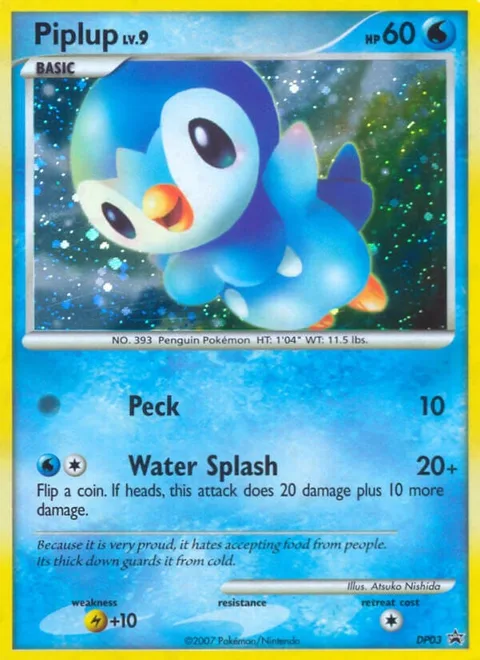 Piplup Lv.9 [Peck | Water Splash]