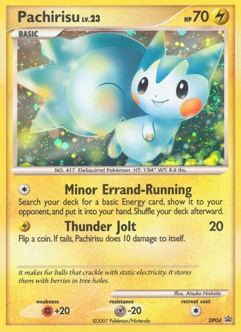 Pachirisu Lv.23 [Minor Errand-Running | Thunder Jolt]
