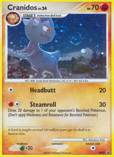 Cranidos Lv.24 [Headbutt | Steamroll]
