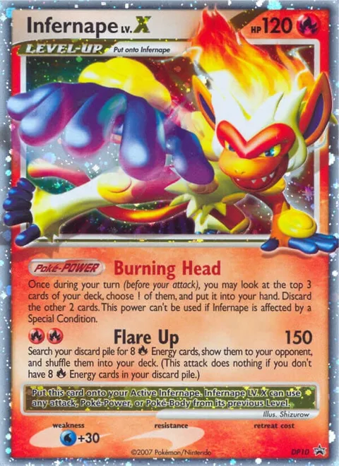 Infernape LV.X [Burning Head | Flare Up]