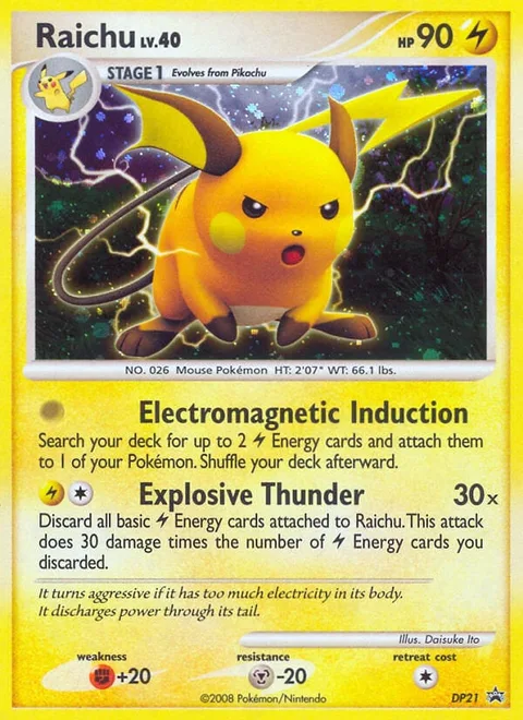 Raichu Lv.40 [Electromagnetic Induction | Explosive Thunder]