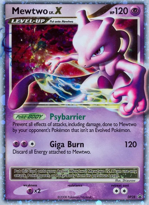 Mewtwo LV.X [Psybarrier | Giga Burn]