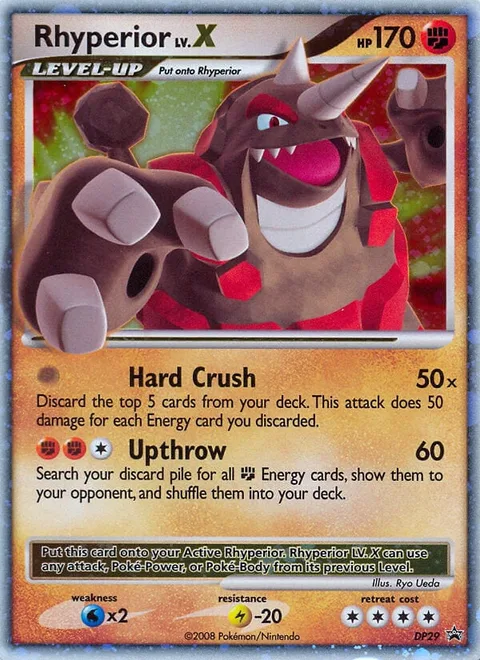 Rhyperior LV.X [Hard Crush | Upthrow]