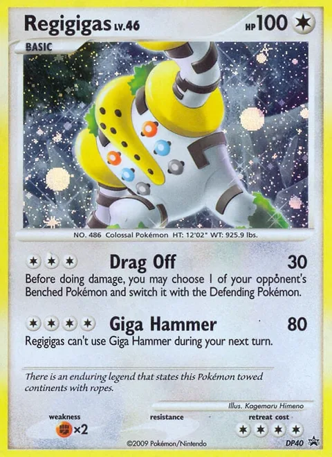 Regigigas Lv.46 [Drag Off | Giga Hammer]