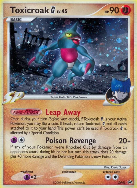 Toxicroak [G] Lv.45 [Leap Away | Poison Revenge]