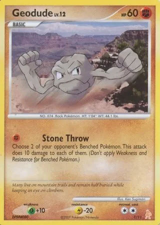 Geodude Lv.12 [Stone Throw]