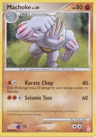Machoke Lv.39 [Karate Chop | Seismic Toss]