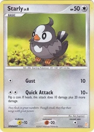 Starly Lv.8 [Gust | Quick Attack]
