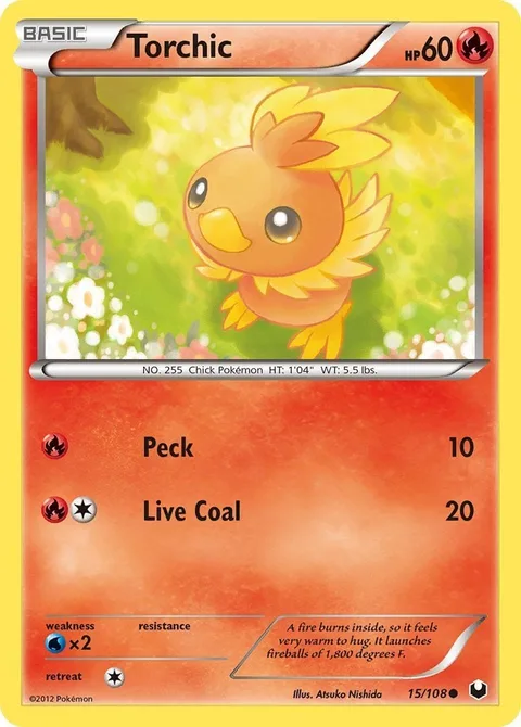Torchic [Peck | Live Coal | BW]