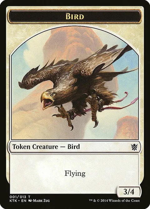 Bird Token (White 3/4)
