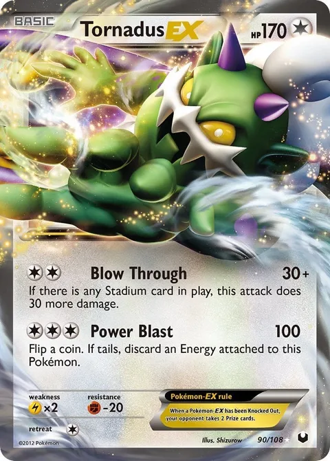 Tornadus EX [Blow Through | Power Blast]
