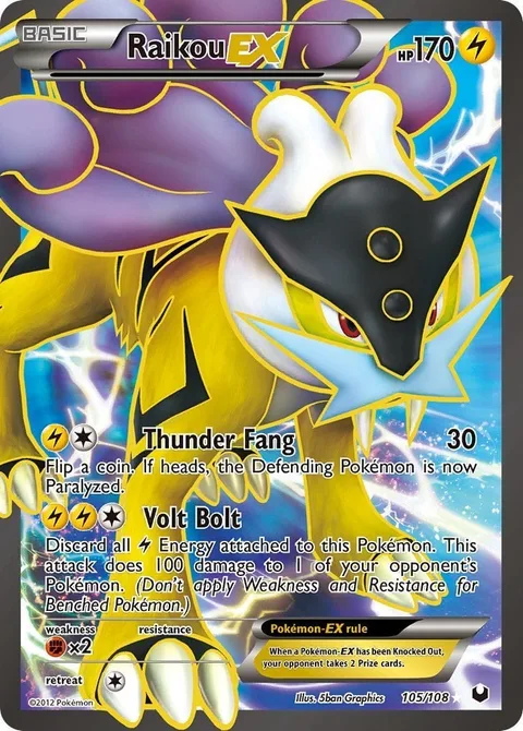 Raikou EX [Thunder Fang | Volt Bolt]
