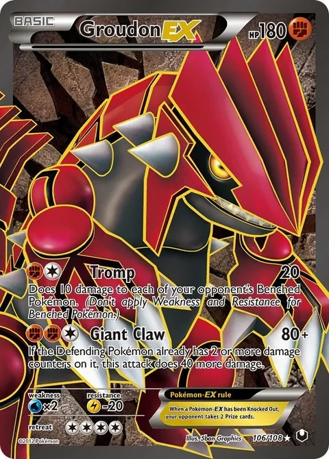 Groudon EX [Tromp | Giant Claw]