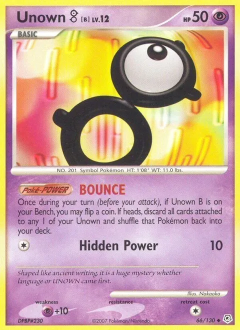 Unown [B] Lv.12 [BOUNCE | Hidden Power]
