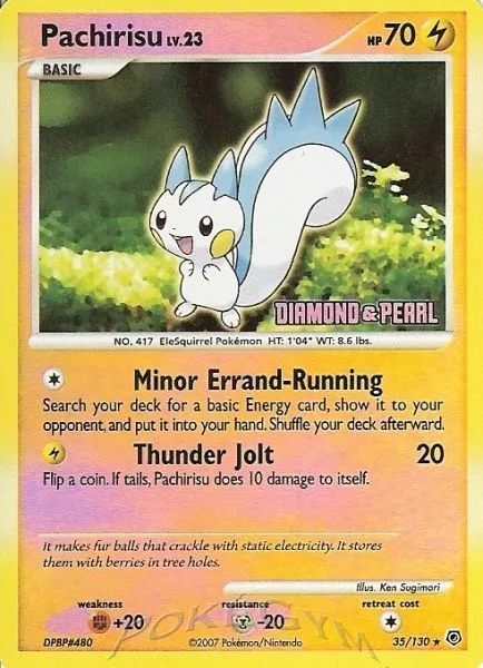 Pachirisu Lv.23 [Minor Errand-Running | Thunder Jolt]