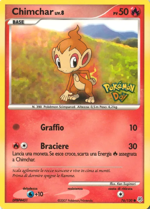Chimchar Lv.8 [Scratch | Ember]