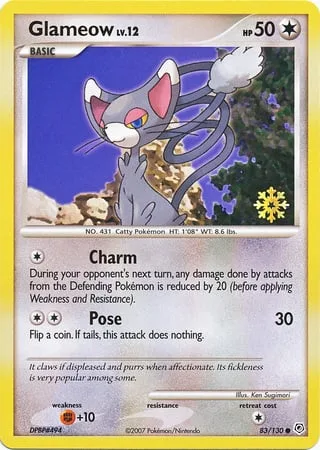 Glameow Lv.12 [Charm | Pose]